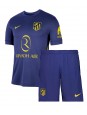 Billige Atletico Madrid Marcos Llorente #14 Bortedraktsett Barn 2025-26 Kortermet (+ Korte bukser)